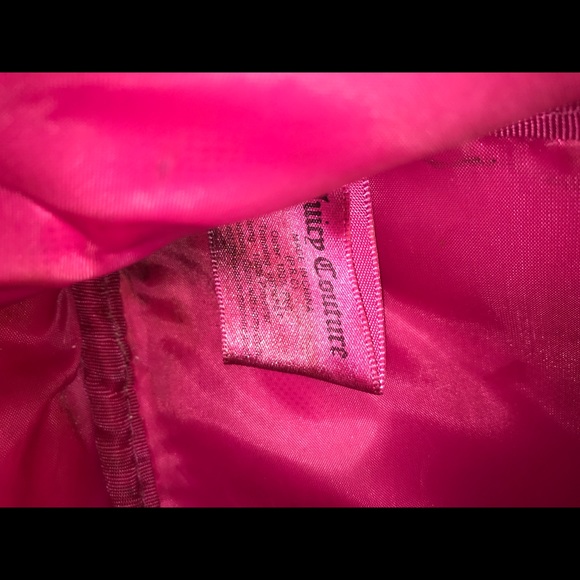 Juicy Couture Hot Pink Black Sequin Bling Backpack - Picture 14 of 16